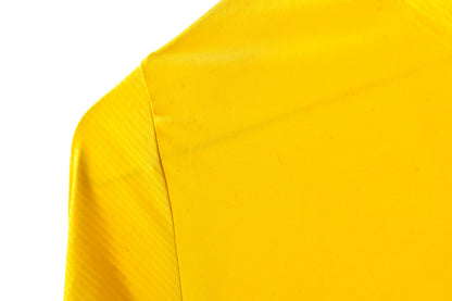 USED Rapha Pro Team Men's Small Cycling Jersey Small Short Sleeve Full Zip Yellow