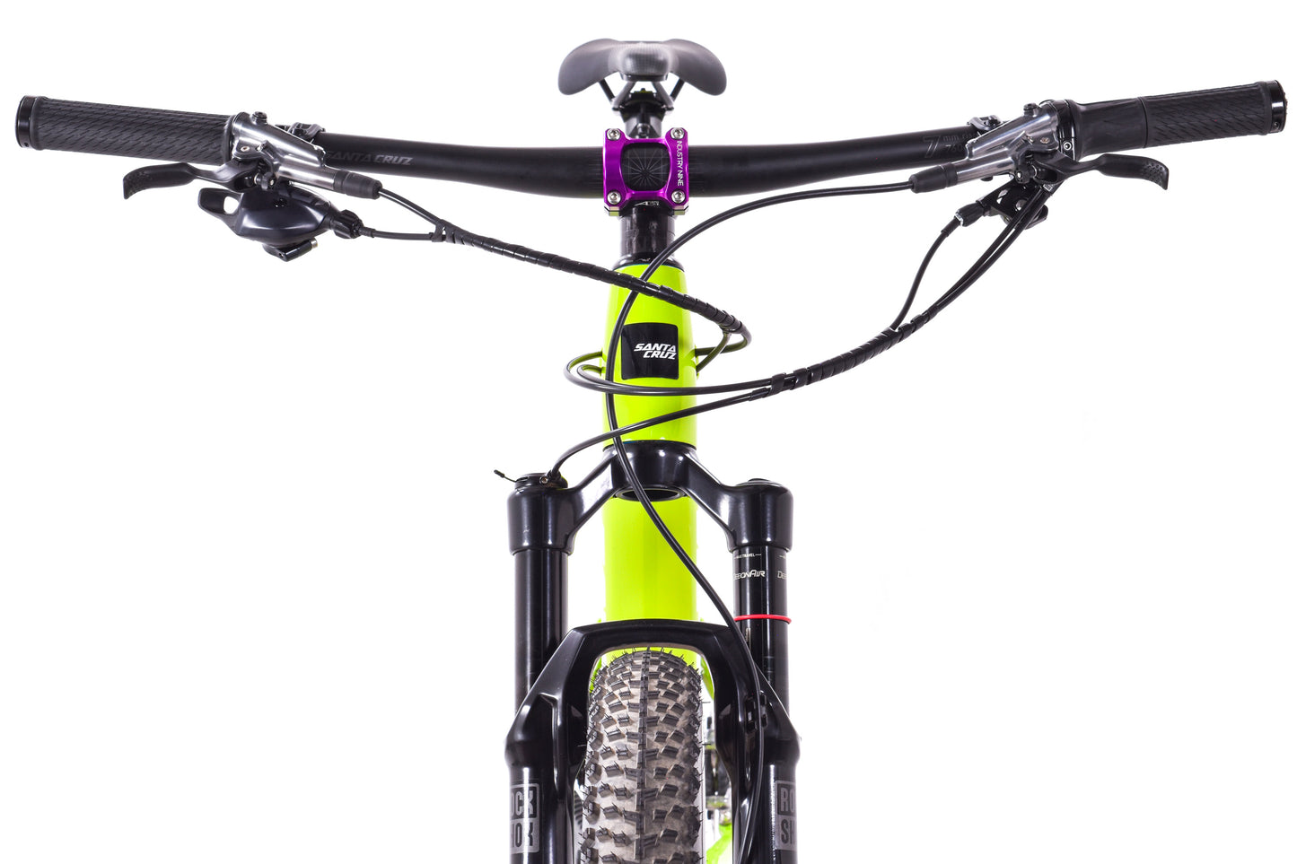 USED Santa Cruz Blur C Large XC Full Sus Mountain Bike 29" NOBL Carbon i9 Wheels SRAM XO Eagle XTR Brakes sub 25lbs Green