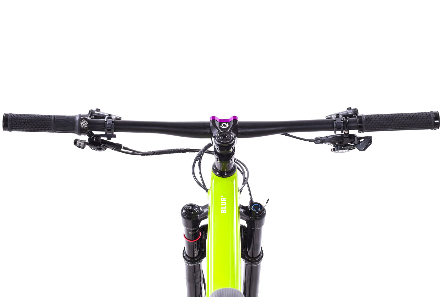 USED Santa Cruz Blur C Large XC Full Sus Mountain Bike 29" NOBL Carbon i9 Wheels SRAM XO Eagle XTR Brakes sub 25lbs Green