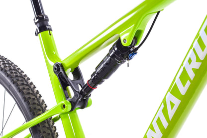 USED Santa Cruz Blur C Large XC Full Sus Mountain Bike 29" NOBL Carbon i9 Wheels SRAM XO Eagle XTR Brakes sub 25lbs Green