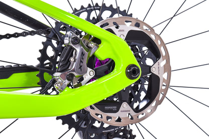 USED Santa Cruz Blur C Large XC Full Sus Mountain Bike 29" NOBL Carbon i9 Wheels SRAM XO Eagle XTR Brakes sub 25lbs Green