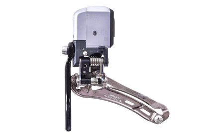 USED Shimano Dura-Ace FD-9070 Di2 2x11 Speed Front Derailleur, Braze-On, Electronic, w/ Chain Keeper