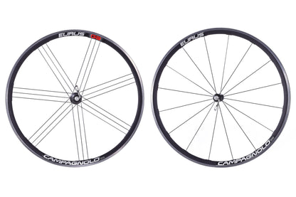 USED Campagnolo Eurus 700C Alloy Clincher Road Wheels Rim Brake Campy Freehub Quick Release