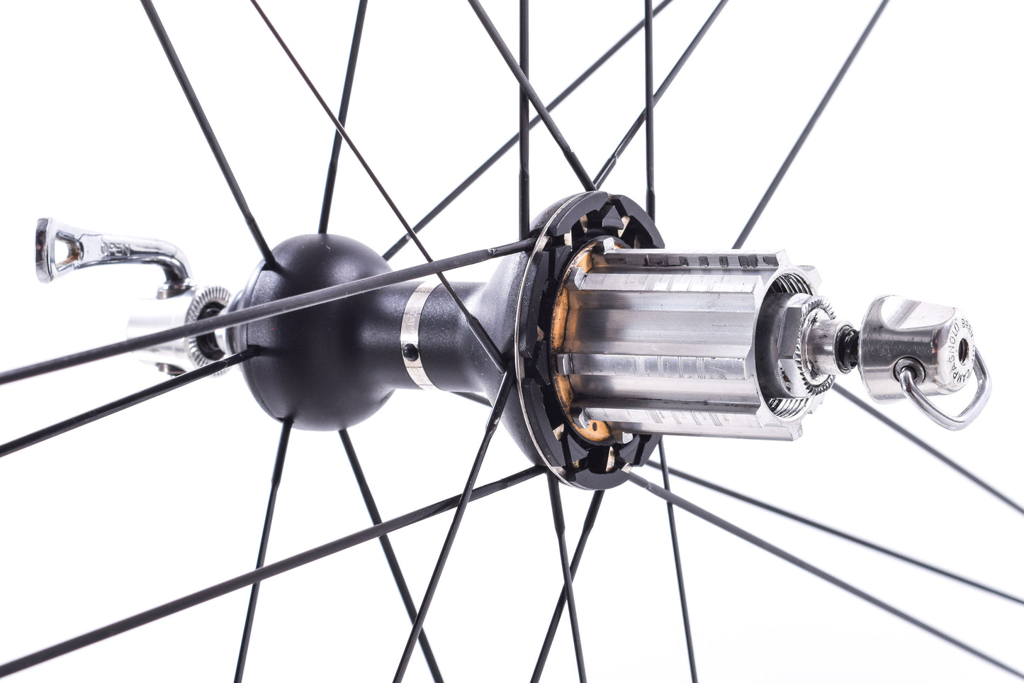 USED Campagnolo Eurus 700C Alloy Clincher Road Wheels Rim Brake Campy Freehub Quick Release