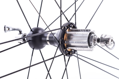 USED Campagnolo Eurus 700C Alloy Clincher Road Wheels Rim Brake Campy Freehub Quick Release