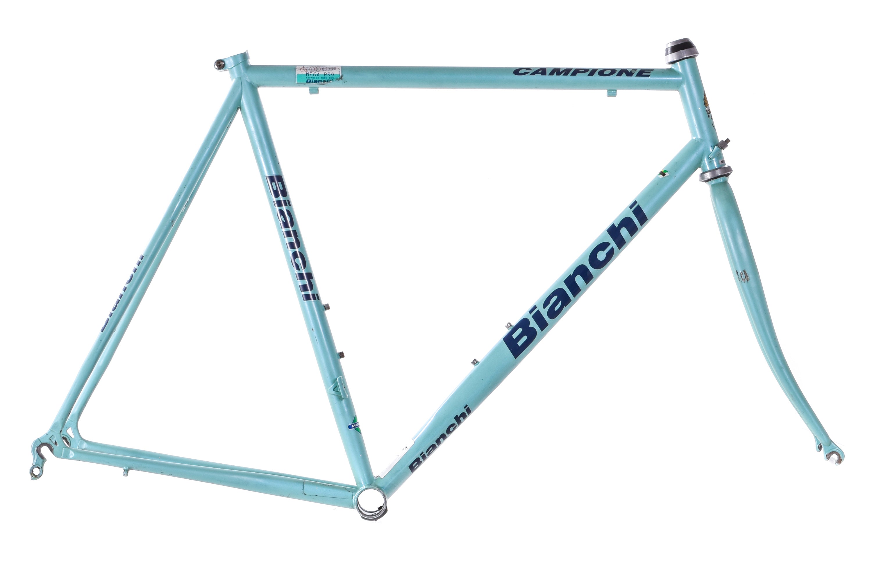 USED Vintage 90's Bianchi Campione del Mondo 57cm Chromo Lite Steel Ro