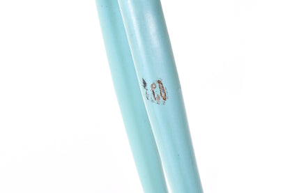 USED Vintage 90's Bianchi Campione del Mondo 57cm Chromo Lite Steel Road Bike Frameset Mega Pro Dedacciai Tube set Celeste made in Italy