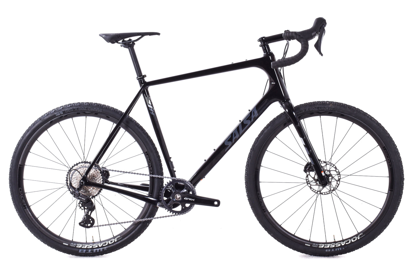 NEW Salsa Warbird C Carbon All-Road Gravel Bike - 61cm, Black, Shimano GRX RX820 1x12, Carbon Wheels  - ATC Custom Build