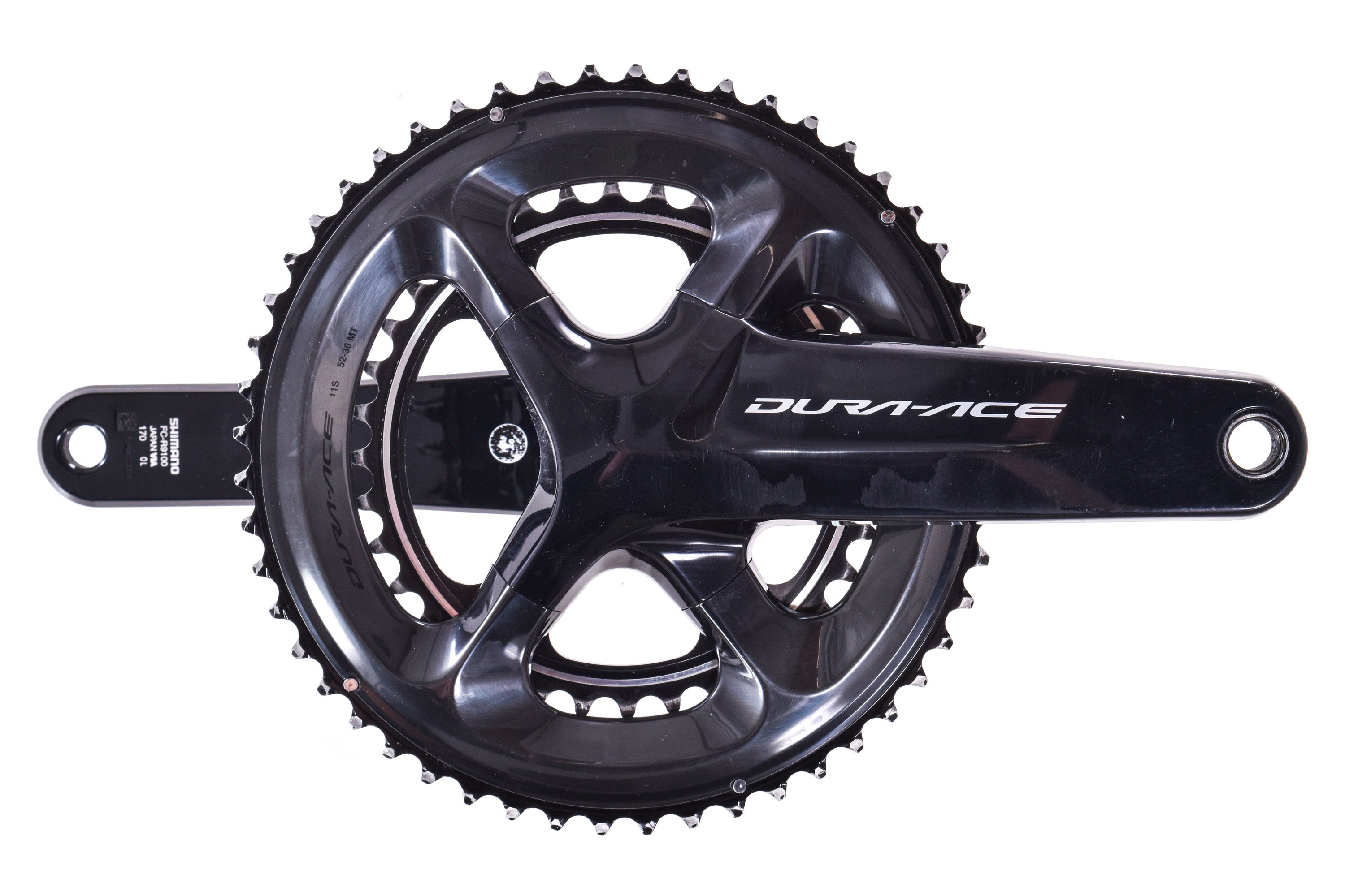 USED Shimano Dura-Ace FC-R9100 170mm 52/36T Road Crankset 2x11 Speed