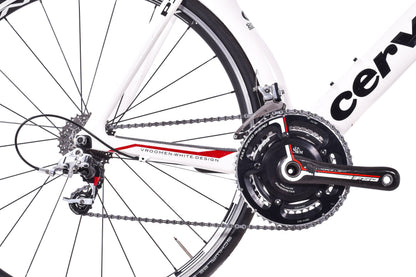 USED Cervelo P3 54cm Carbon Time Trial Bike SRAM Red 2x10 speed White