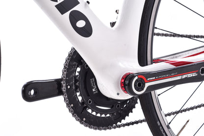 USED Cervelo P3 54cm Carbon Time Trial Bike SRAM Red 2x10 speed White