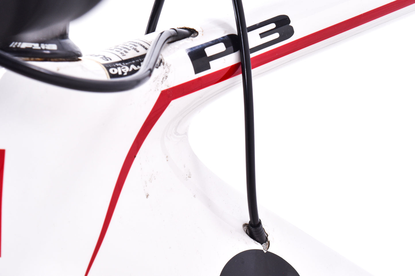 USED Cervelo P3 54cm Carbon Time Trial Bike SRAM Red 2x10 speed White