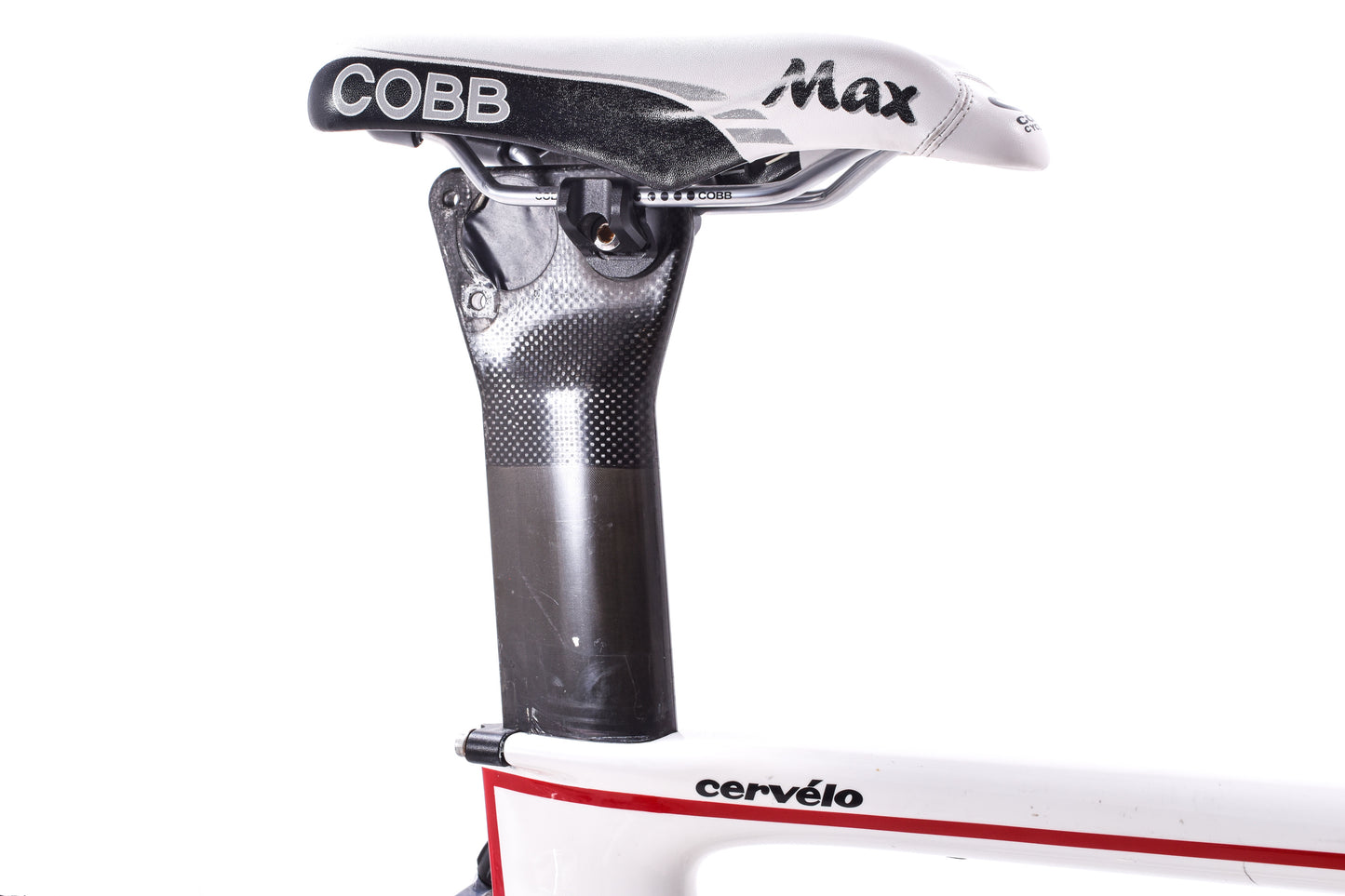 USED Cervelo P3 54cm Carbon Time Trial Bike SRAM Red 2x10 speed White