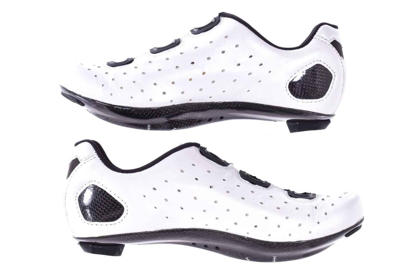 NEW Out of Box Lake CX332 39 Extra Wide Carbon-sole Road Cycling Shoes White/Black