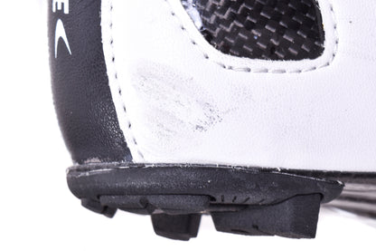NEW Out of Box Lake TX322 39 Wide Carbon-Sole Road/Tri Cycling Shoes White/Black