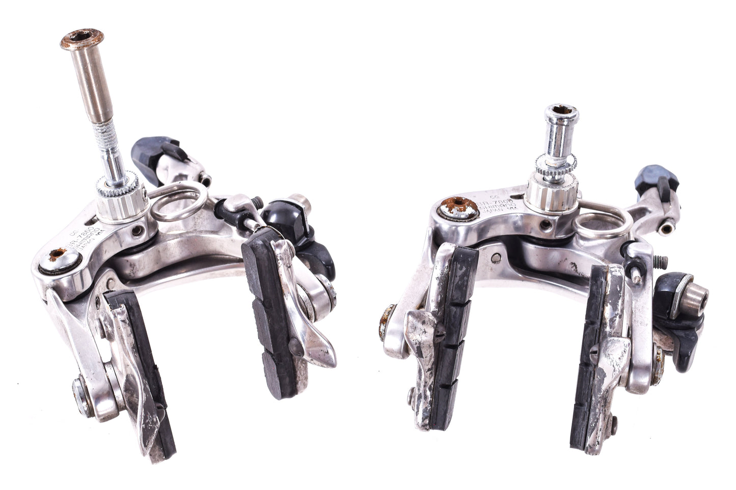 USED Shimano Dura-Ace 7800 2x10 speed Road Groupset ST, RD, FD, BR Silver