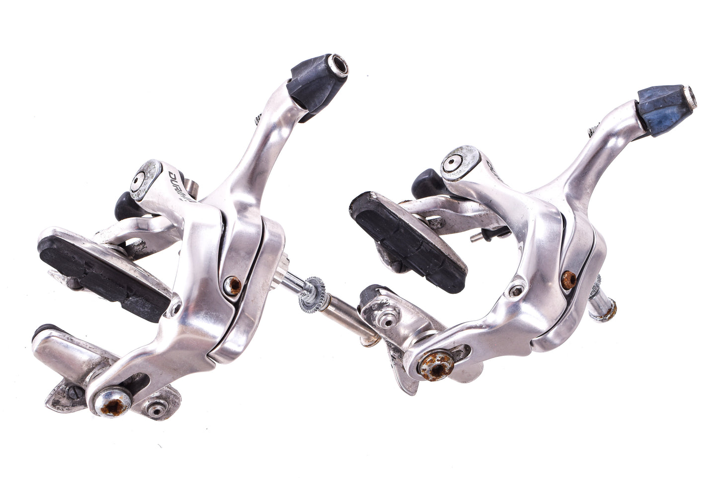 USED Shimano Dura-Ace 7800 2x10 speed Road Groupset ST, RD, FD, BR Silver