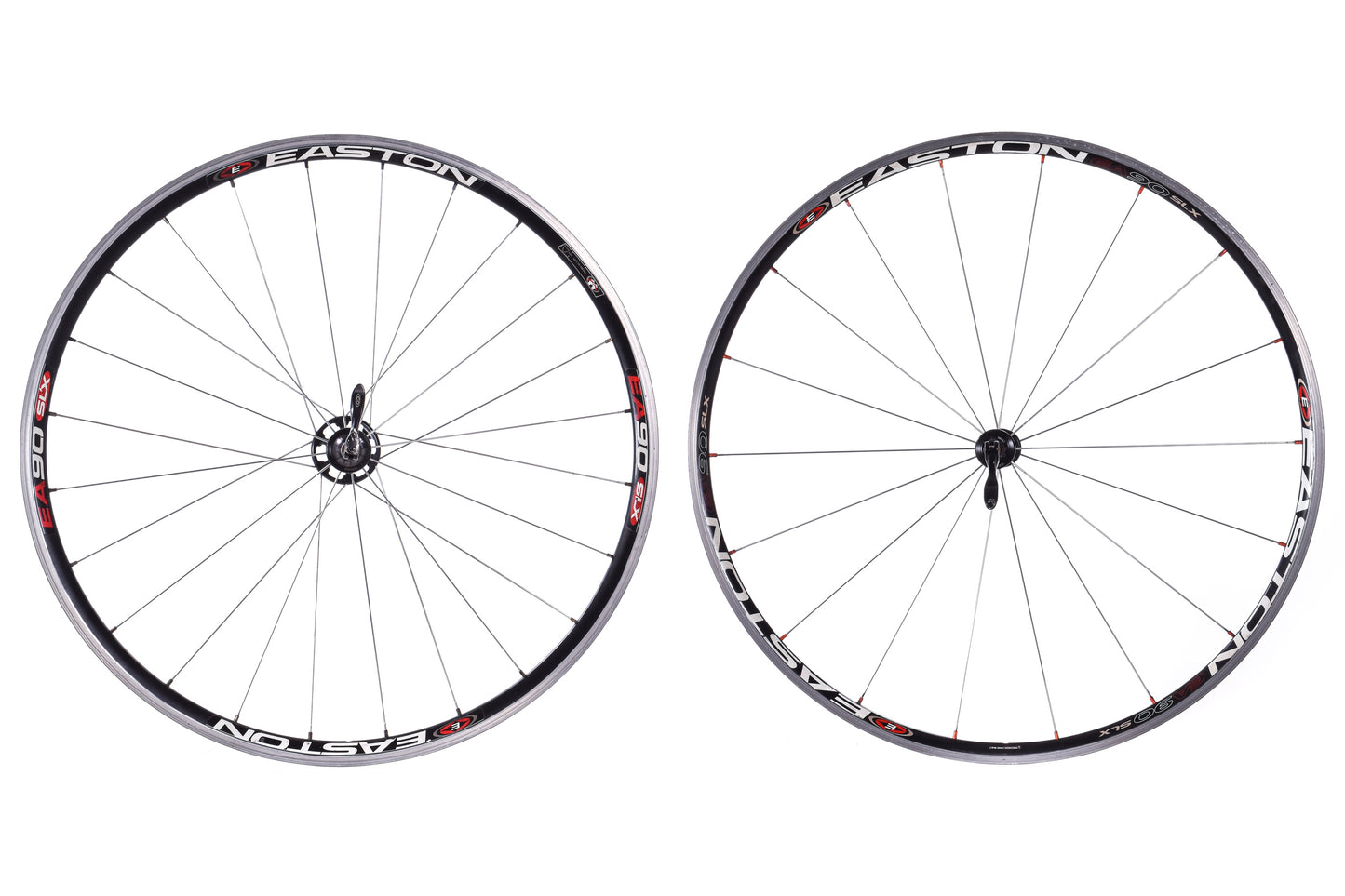 USED Easton EA90 SLX 700C Alloy Clincher Road Wheelset Quick Release Rim Brake - Shimano 10 speed Only