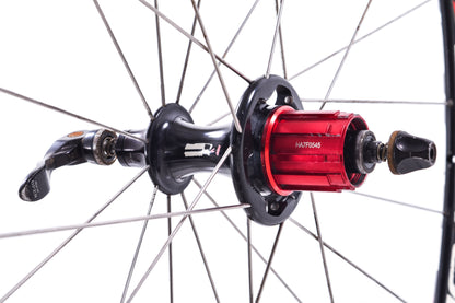 USED Easton EA90 SLX 700C Alloy Clincher Road Wheelset Quick Release Rim Brake - Shimano 10 speed Only