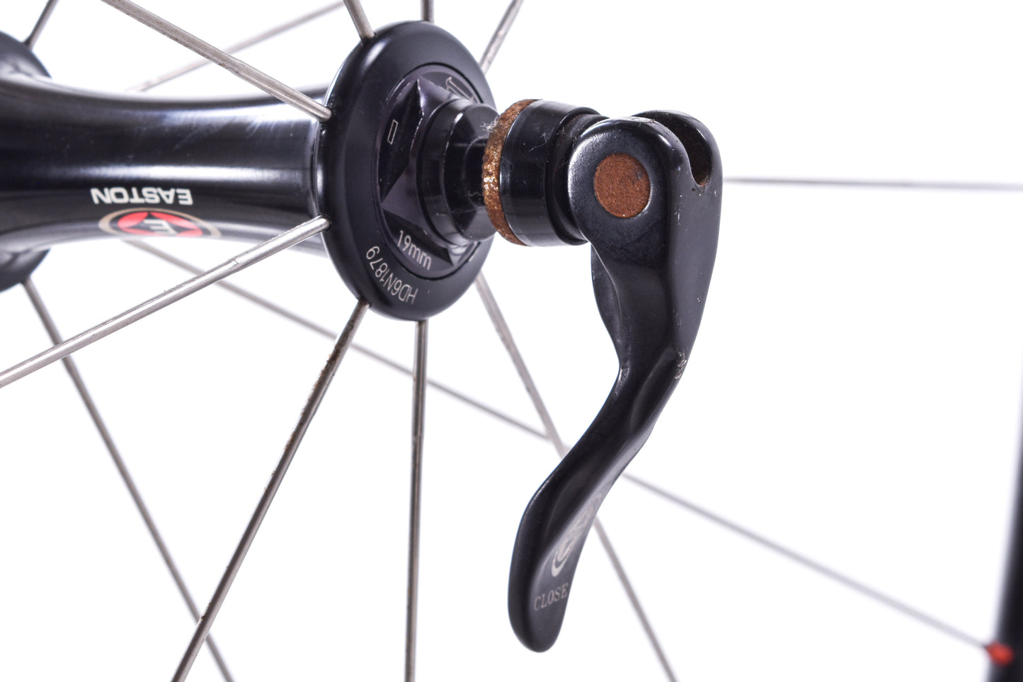 USED Easton EA90 SLX 700C Alloy Clincher Road Wheelset Quick Release Rim Brake - Shimano 10 speed Only