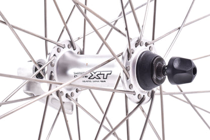 NEW (Open Box) Mavic A119 700C 36H Rim Brake Wheelset w/ Shimano Deore XT Hubs Silver 8/9/10s HG