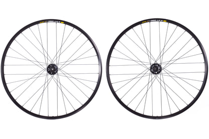 NEW out of box Mavic A317 700C Disc Wheelset w/ Shimano Deore XT M756 QR Hubs Black 32h 8/9/10 speed HG Black