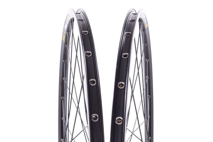 NEW out of box Mavic A317 700C Disc Wheelset w/ Shimano Deore XT M756 QR Hubs Black 32h 8/9/10 speed HG Black