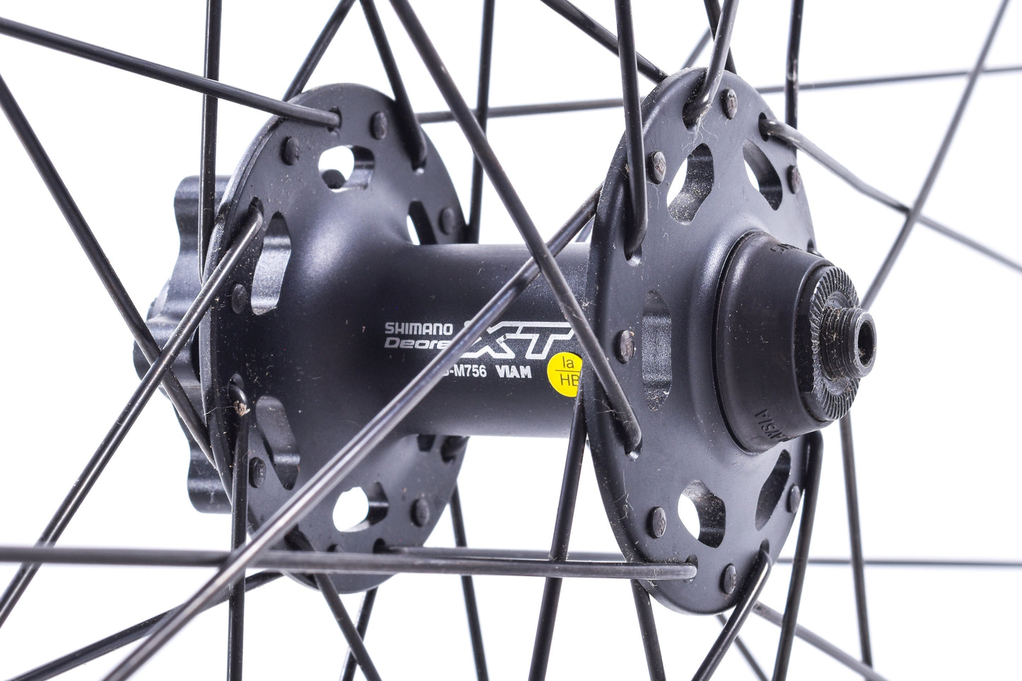 NEW out of box Mavic A317 700C Disc Wheelset w/ Shimano Deore XT M756 QR Hubs Black 32h 8/9/10 speed HG Black