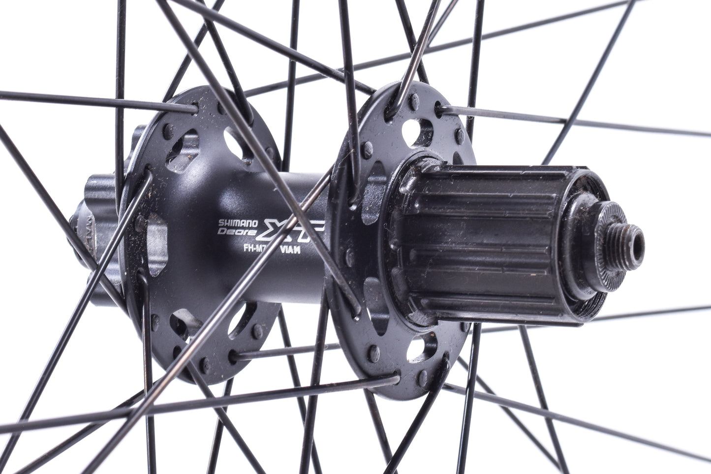 NEW out of box Mavic A317 700C Disc Wheelset w/ Shimano Deore XT M756 QR Hubs Black 32h 8/9/10 speed HG Black