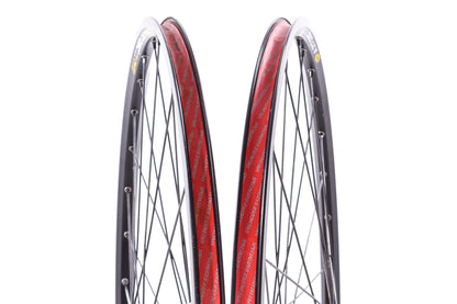 NEW (Open Box) Mavic A317 700C 6-Bolt Disc Wheelset w/ Shimano Deore WH-M525 QR Hubs Black 32h 8/9/10 speed HG