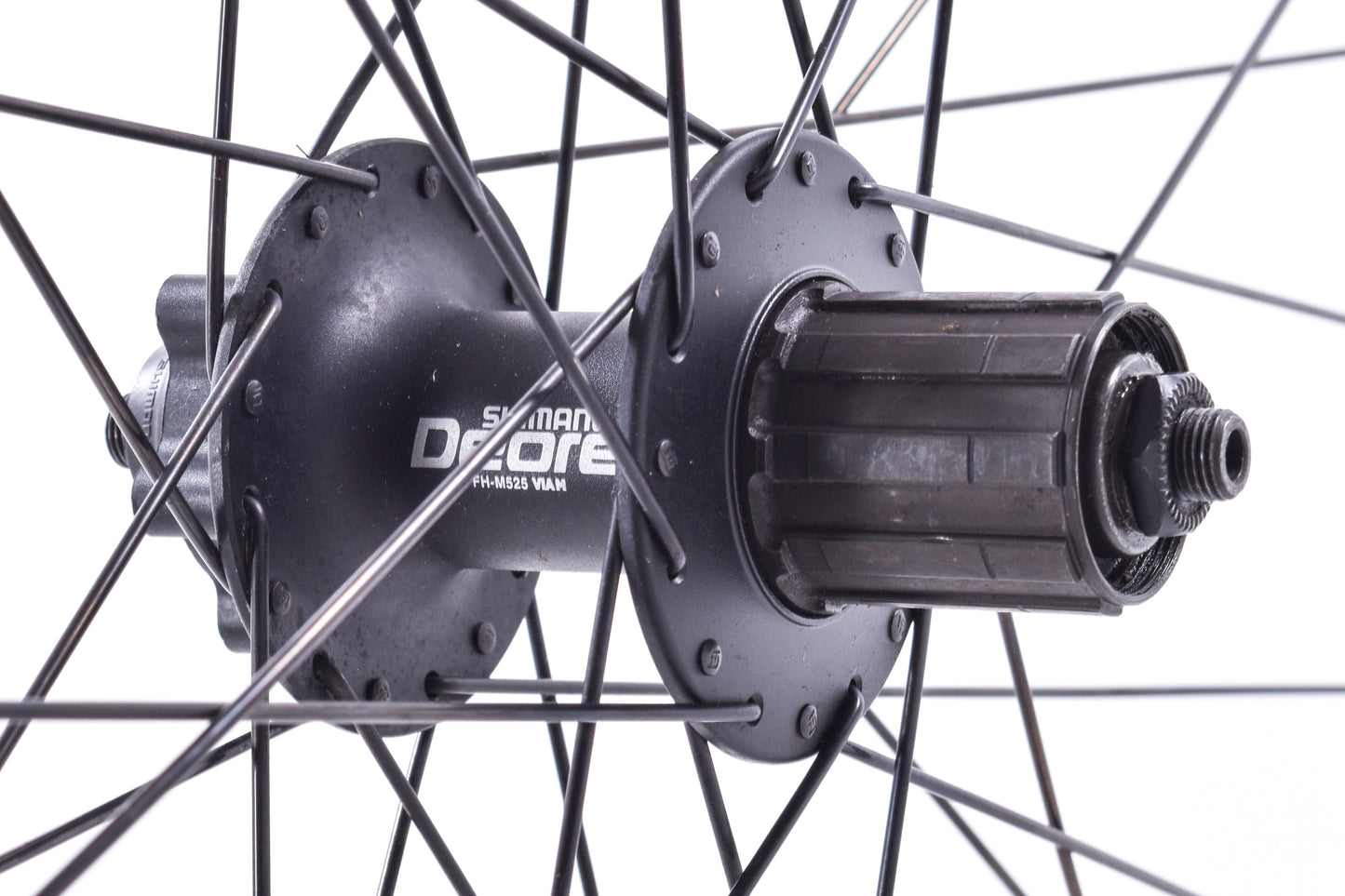 NEW (Open Box) Mavic A317 700C 6-Bolt Disc Wheelset w/ Shimano Deore WH-M525 QR Hubs Black 32h 8/9/10 speed HG