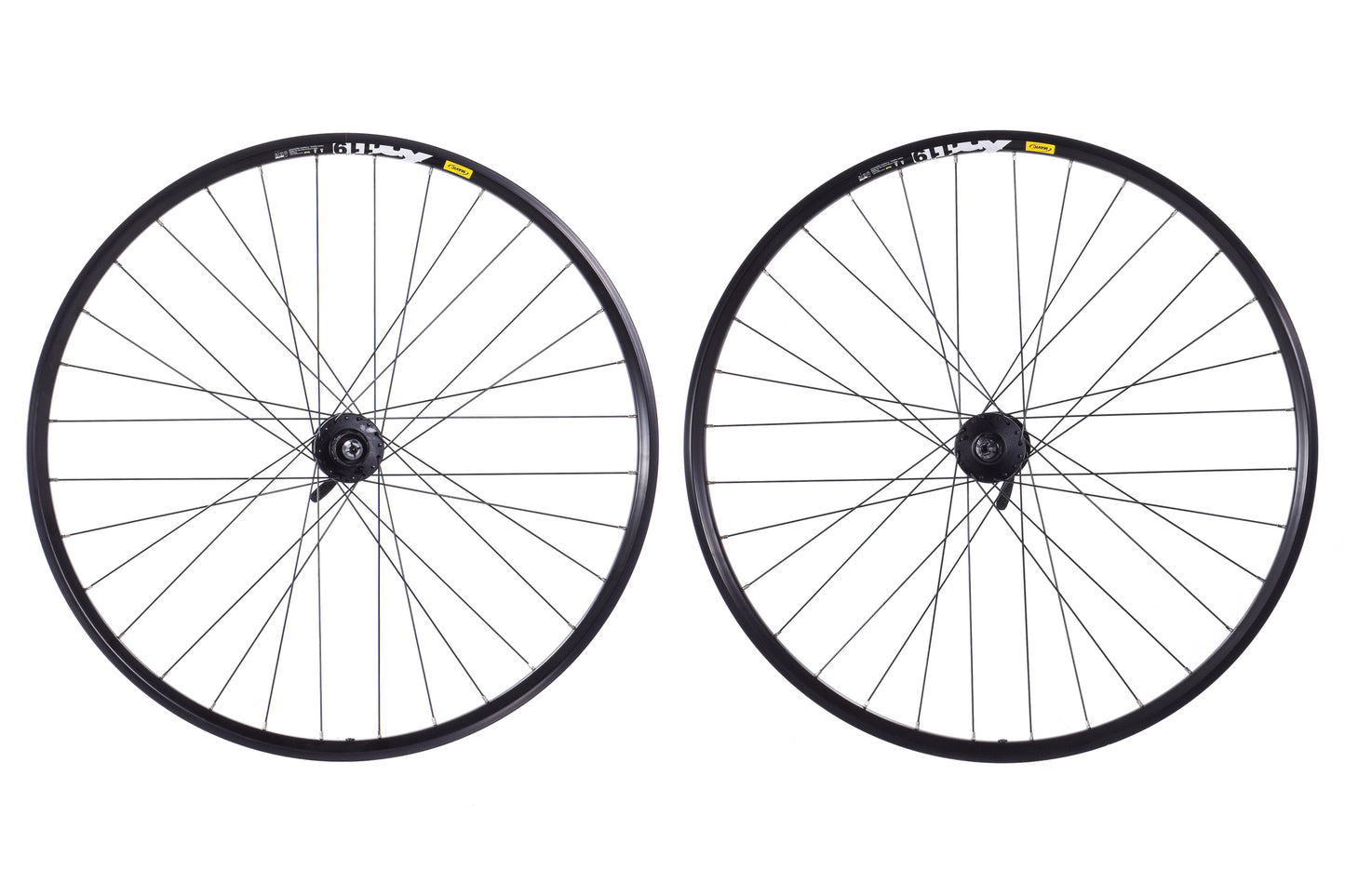 NEW Mavic XM 119 6-Bolt Disc 29" 700C Wheelset Quick Release Black Shimano Deore M475 Hubs