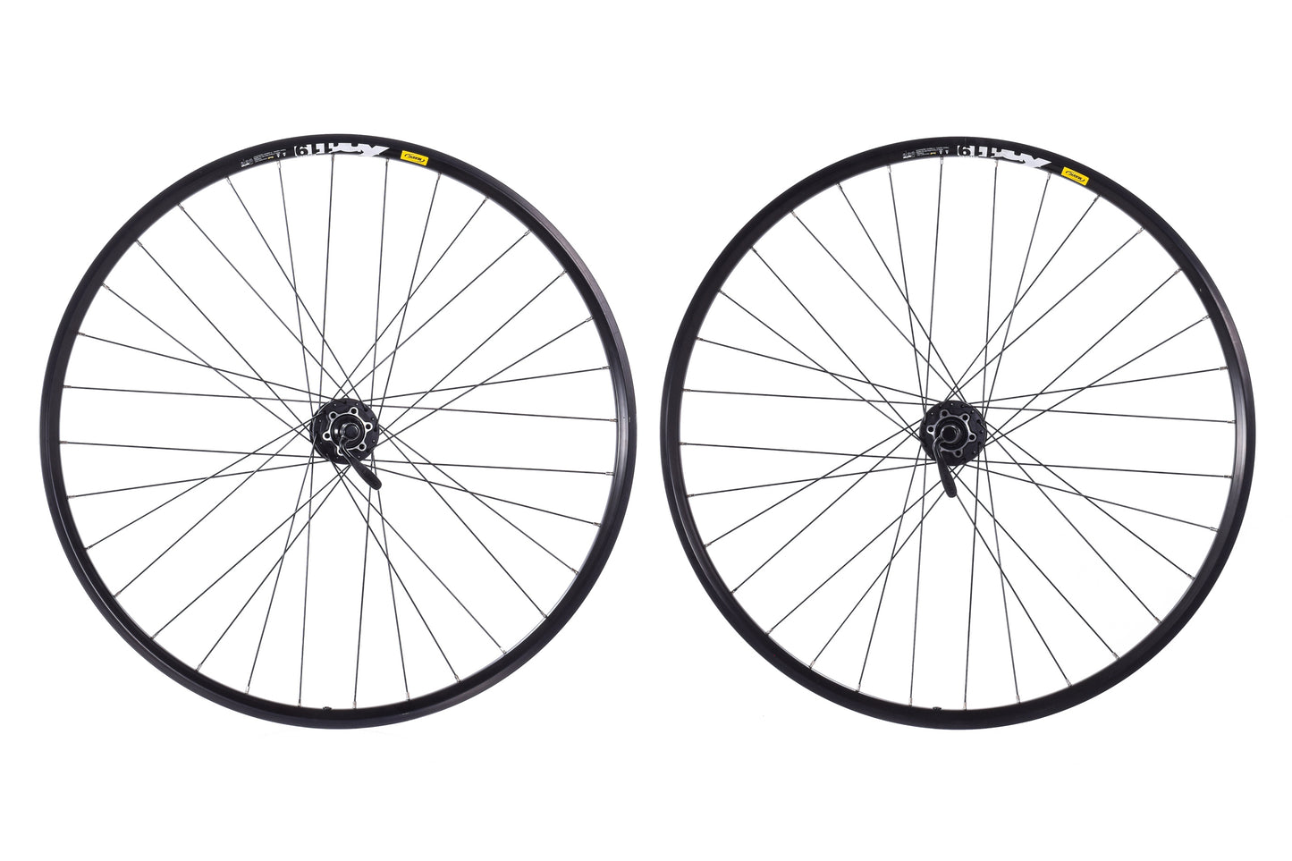 NEW Mavic XM 119 6-Bolt Disc 29" 700C Wheelset Quick Release Black Shimano Deore M475 Hubs