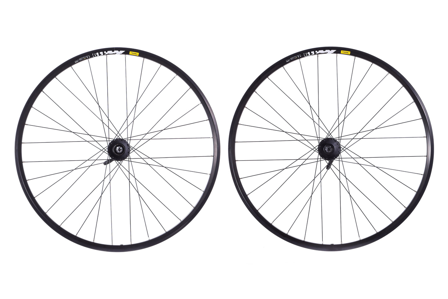 NEW Mavic XM 119 6-Bolt Disc 29" 700C Wheelset Quick Release Black Shimano Deore M475 Hubs