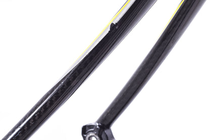 USED Giant OCR Limited Composite Large Carbon Road Bike Frame Rim Brake QR Raw/Yellow