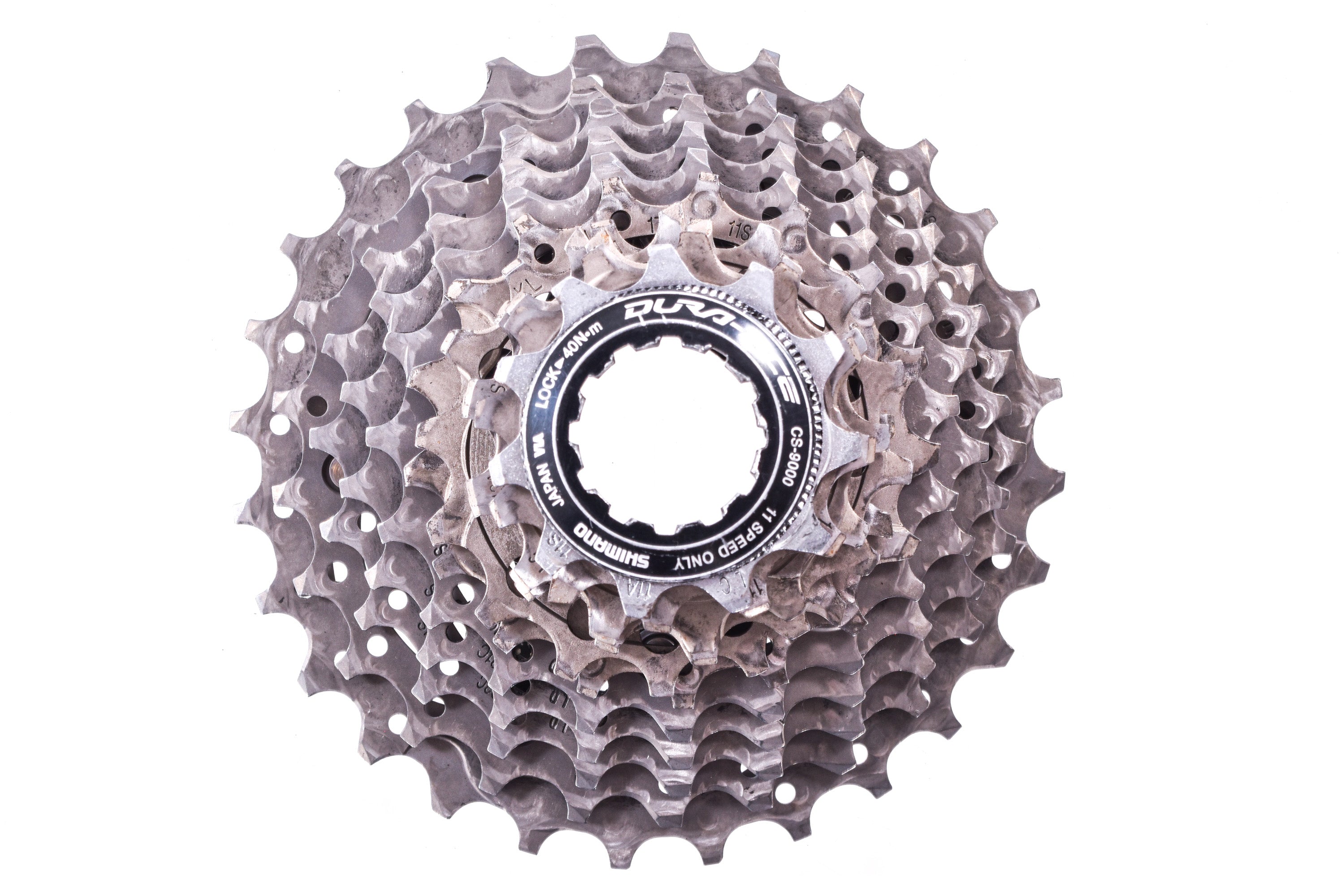 USED Shimano Dura-Ace CS-9000 11-28T 11 speed Cassette Titanium