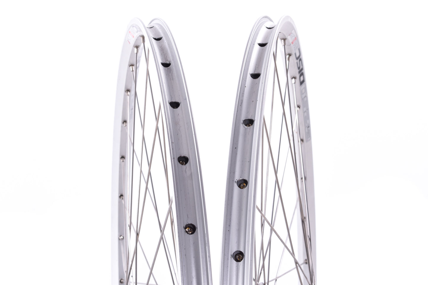 NEW out of box Mach 1 250 Disc Wheelset 700c 32H Shimano Deore XT M756 Hubs 6-Bolt Silver QR