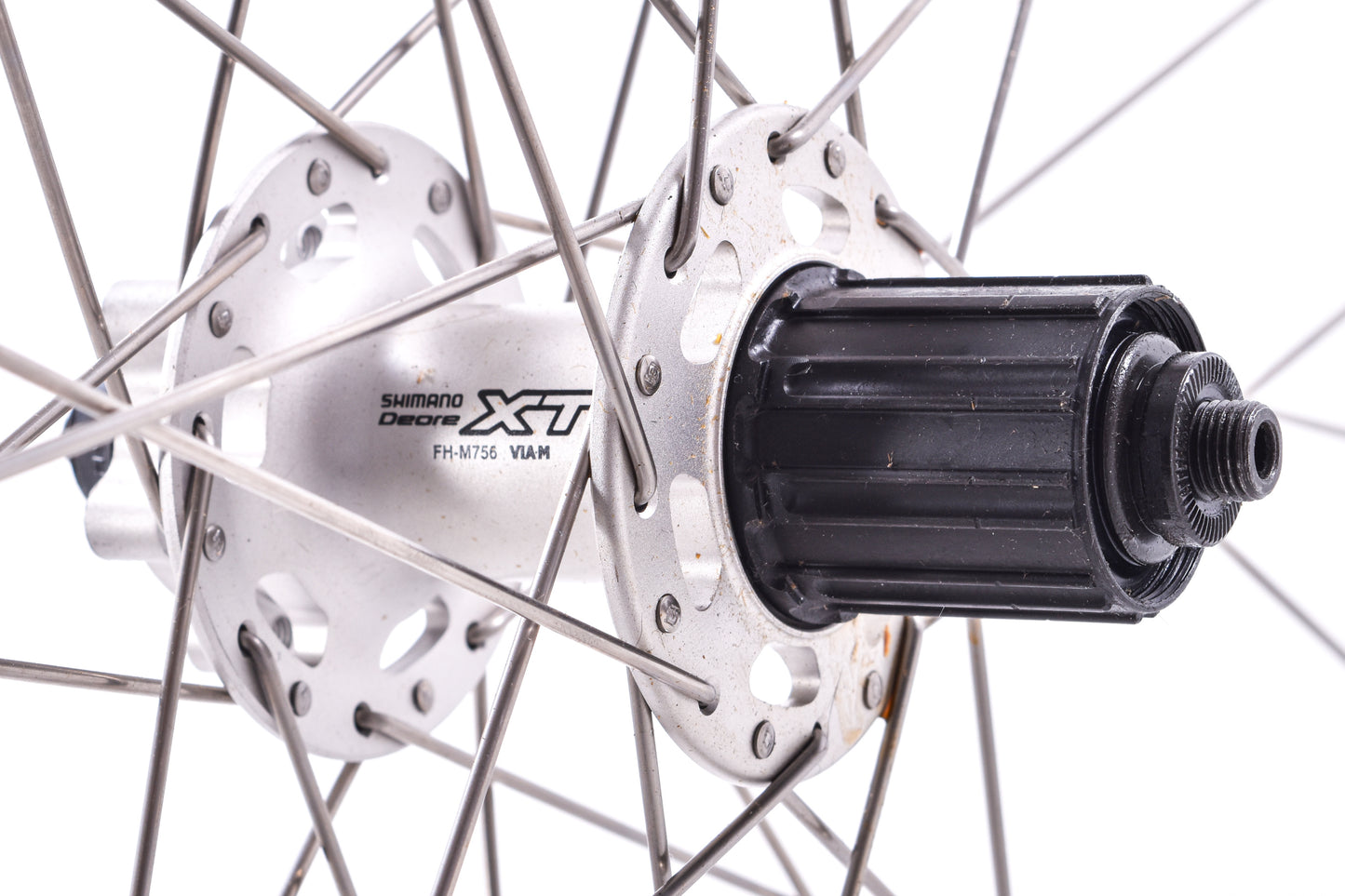 NEW out of box Mach 1 250 Disc Wheelset 700c 32H Shimano Deore XT M756 Hubs 6-Bolt Silver QR