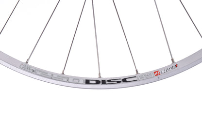 NEW out of box Mach 1 250 Disc Wheelset 700c 32H Shimano Deore XT M756 Hubs 6-Bolt Silver QR