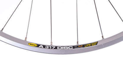NEW out of box Mavic A317 Disc Wheelset 29" / 700c 32H w/ Shimano Deore XT M756 Hubs 6-Bolt Silver Quick Release