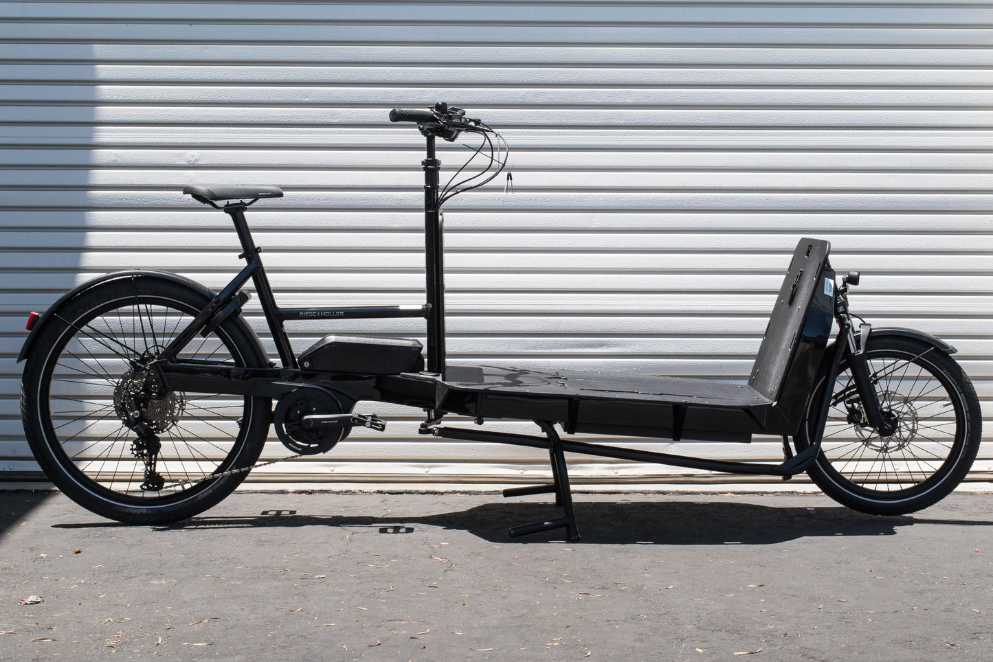 NEW* Riese & Muller Transporter2 85 Touring Electric Frontloader Cargo Bike Black - Floor Model