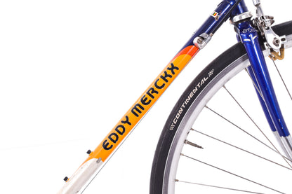 USED Vintage Eddy Merckx Corsa Extra 57cm Lugged Columbus SLX Steel Road Bike Shimano/Campagnolo 2x8 speed Team Domex-AS IS