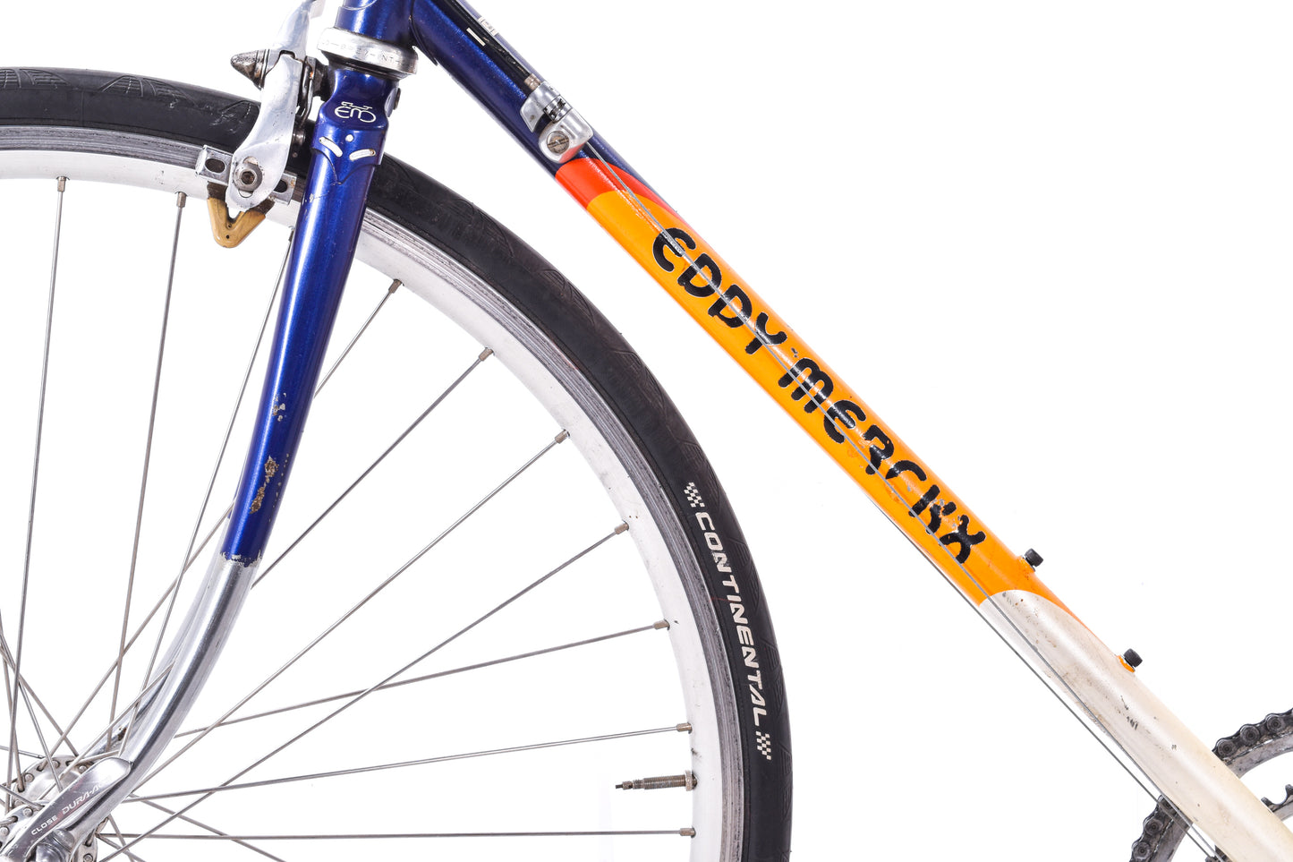 USED Vintage Eddy Merckx Corsa Extra 57cm Lugged Columbus SLX Steel Road Bike Shimano/Campagnolo 2x8 speed Team Domex-AS IS