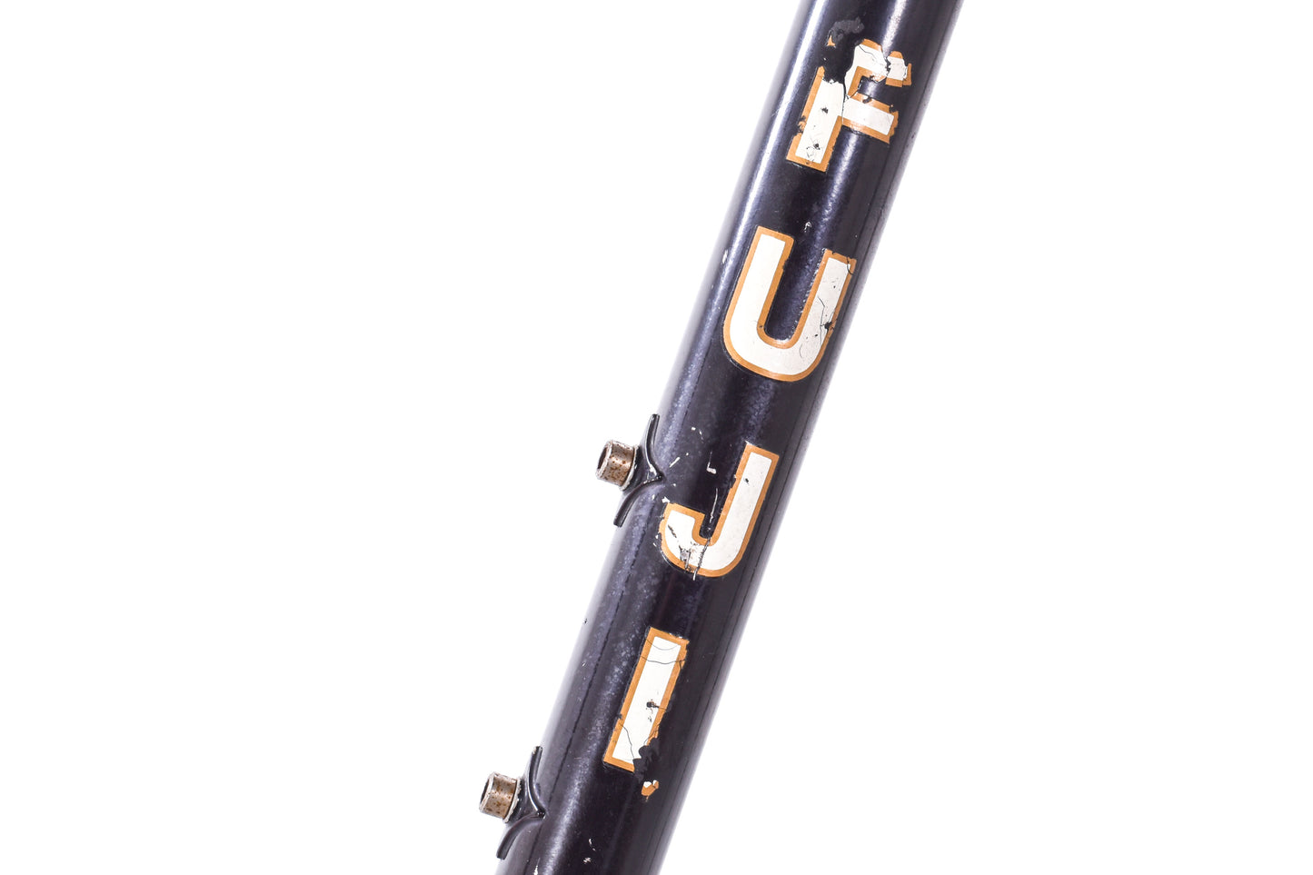 USED Vintage Fuji Opus III Lugged Steel 54cm Road Bike Frame Silver/Black Made in Japan