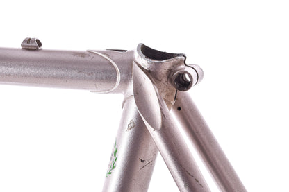 USED Vintage Fuji Opus III Lugged Steel 54cm Road Bike Frame Silver/Black Made in Japan
