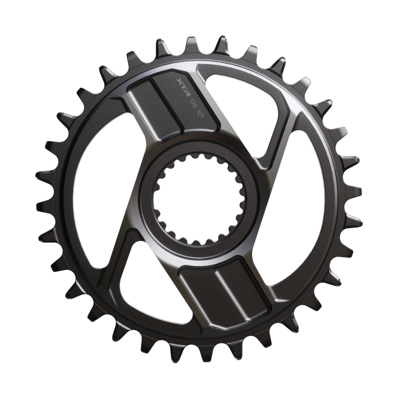NEW Shimano XTR SM-CRM96 1x Direct Mount Chainring - Shimano Direct Mount, For 12-Speed HG+ Chain, Fits M9200 and M9220 Crank, Dark Gray - Around the Cycle