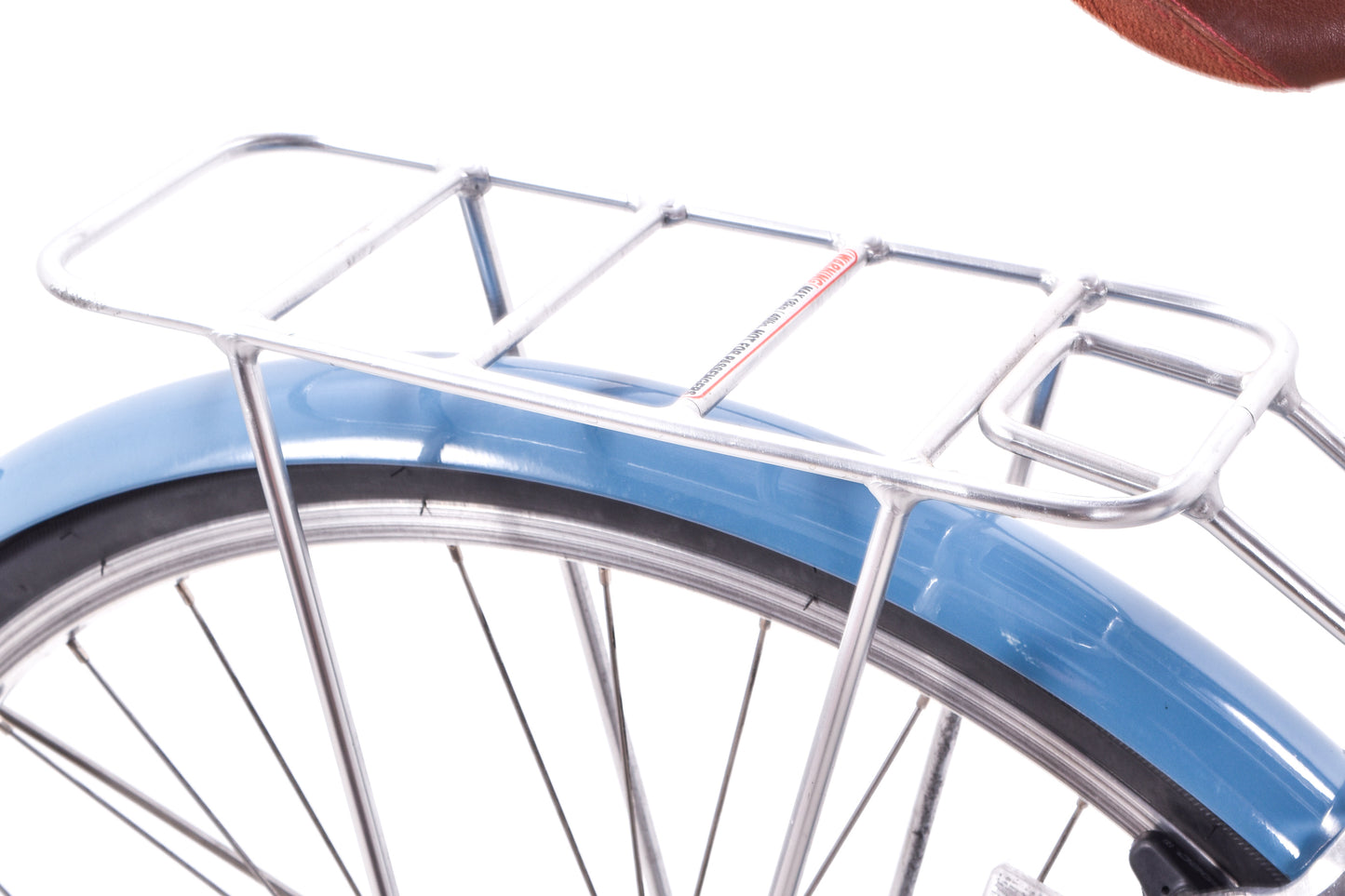 USED Linus Dutchi Step Thru 3 Speed Hybrid Bike Blue Basket Fenders Rack