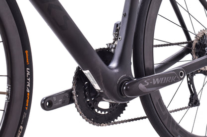 USED 2018/19 Specialized S-Works Roubaix Di2 56cm Road Bike Shimano Ultegra 2x11 ENVE Carbon Wheels Black
