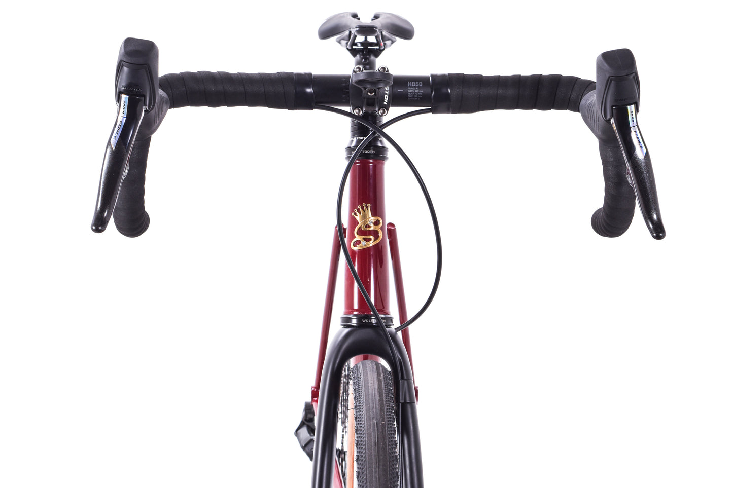 USED Sycip Custom 57cm Steel All-Road Bike SRAM Force/Rival AXS XPLR 1x12 speed Carbon Fork and Wheels Red