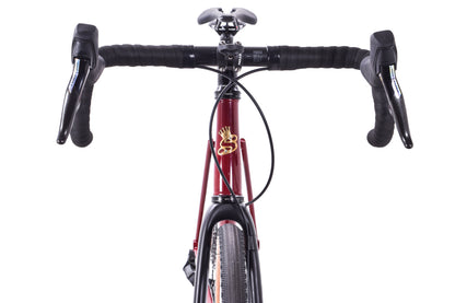 USED Sycip Custom 57cm Steel All-Road Bike SRAM Force/Rival AXS XPLR 1x12 speed Carbon Fork and Wheels Red